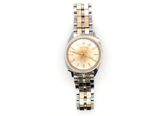 Bulova Accutron Two Tone 214 14K Bezel Sunburst Dial 1965 Original Band