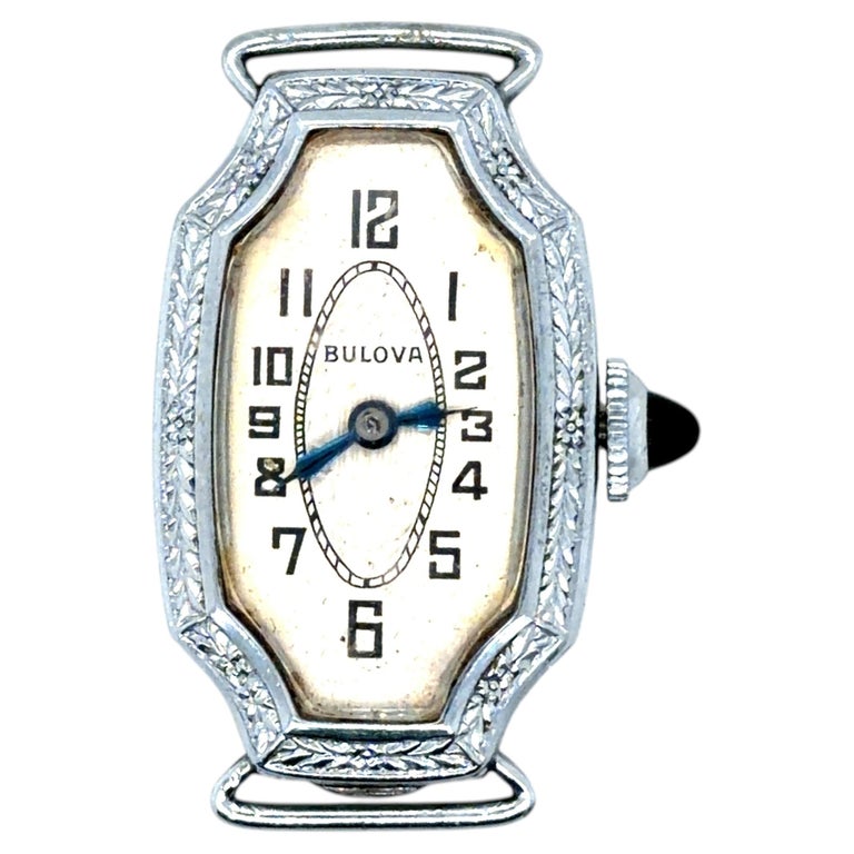 Bulova Art Deco Bulova Ladies Wrist Watch Sapphire Crown 15 Jewels 1920's-1930's
