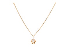 Brand New Diamond Solitaire Pendant .20ct Mined Round Brilliant 14K Buttercup