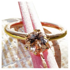 Morganit-Ring aus Valenza  Feinste Goldschmiedearbeiten Bestseller-Kombination
