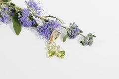 Chrysoberyl Tourmaline Peridot Brilliant Drop Earrings Gold 10ct AAA+ What Color