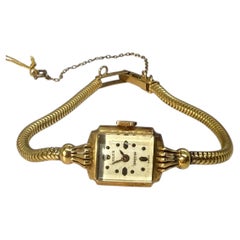 1951 Rolex Precision 18K Yellow Gold Ladies Bracelet Watch Original Rolex Box