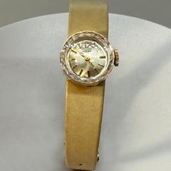 Vintage Rolex Chameleon Ladies 14K Yellow Gold Manual Wind Watch Circa 1955