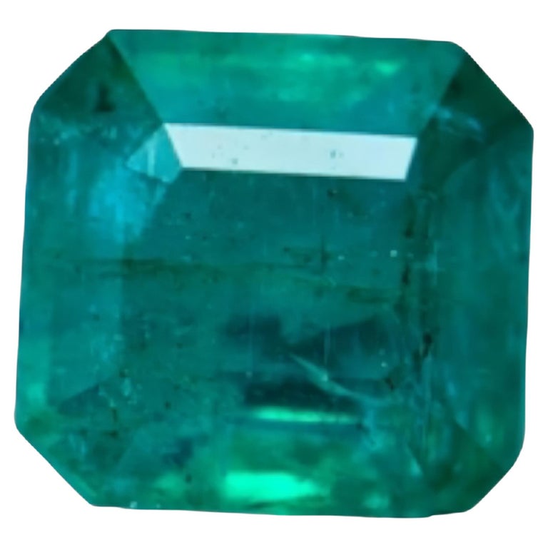 Pierre précieuse meuble certifiée émeraude naturelle brésilienne 5,35 ct U827