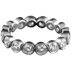 Tiffany 
Co  3.75 Carats Diamonds Platinum Eternity Band