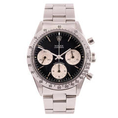 Rolex Stainless Steel Daytona Wristwatch Ref #6262