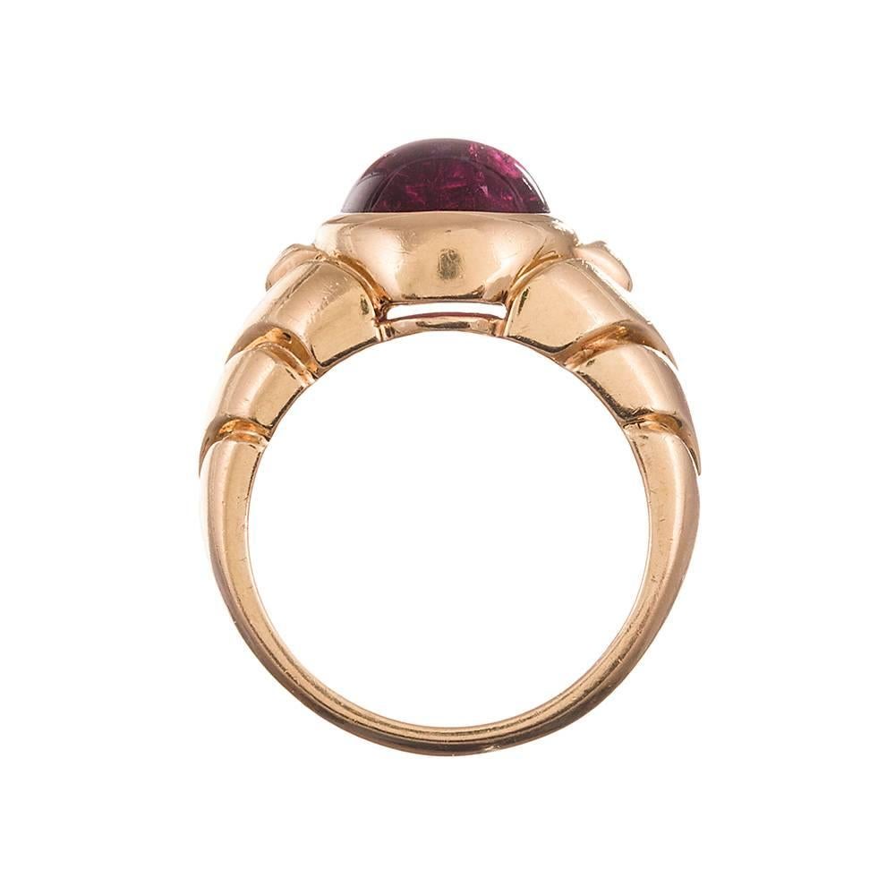 Women's Bulgari Rubellite Gold Ring