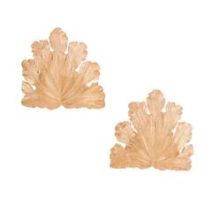 Buccellati Golden Leaf Earrings 9
