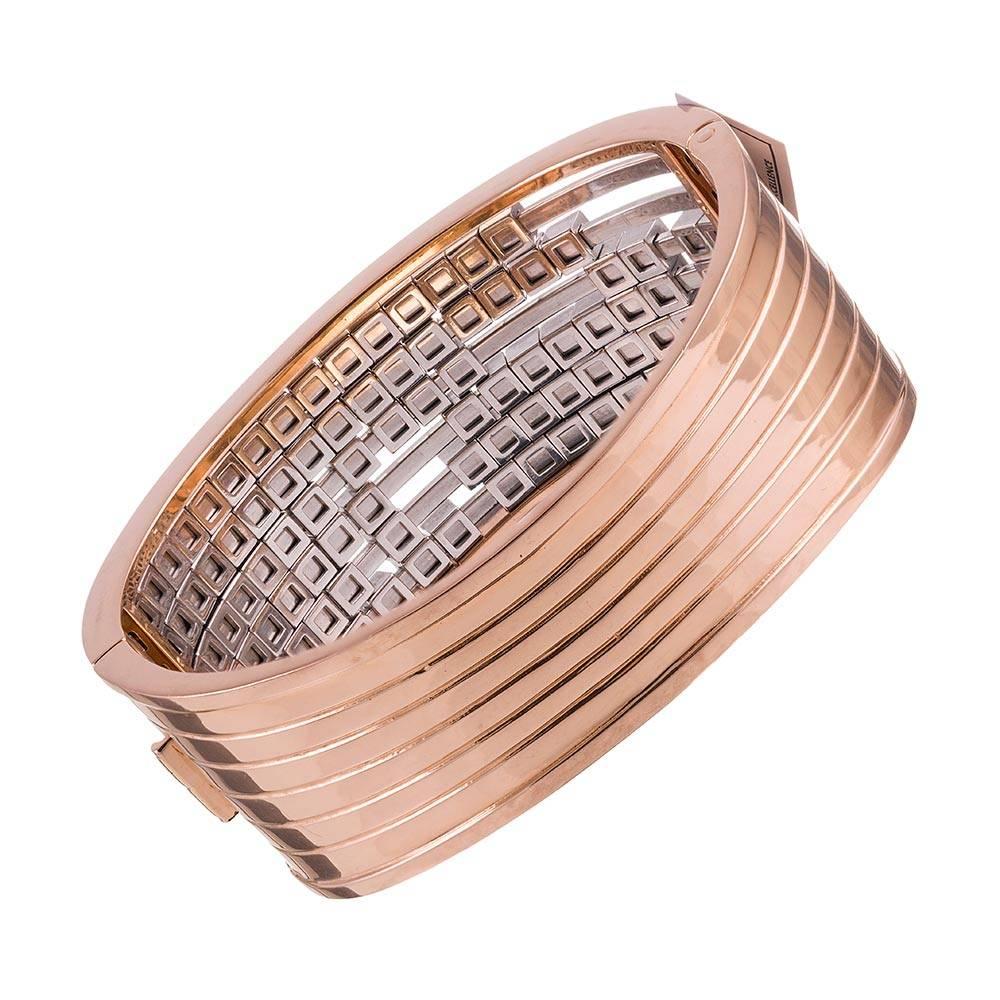 Gemayel Abacus-Armband mit 9,62 Karat Diamanten, zweifarbiges Gold Damen