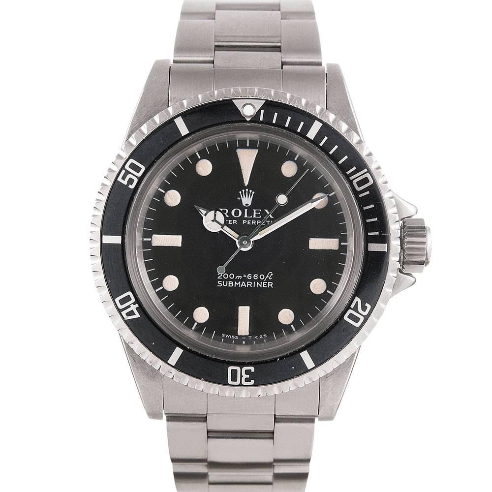 Rolex Stainless Steel “Meters First” Submariner Wristwatch Ref 5513 