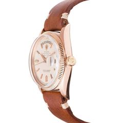 Rolex Rose Gold Italian Day-Date Wristwatch