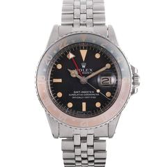 Rolex Stainless Steel GMT Wristwatch Ref 1675 