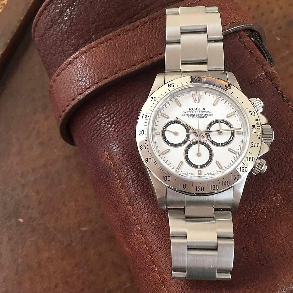 Men's Rolex Stainless Steel “L” Series Zenith Daytona Wristwatch