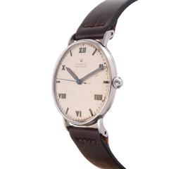 Rolex Precision Stainless Steel Luminous Roman Dial Ref 4061