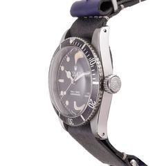 Rolex Stainless Steel Big Crown T Swiss 25 Submariner Wristwatch Ref 5510