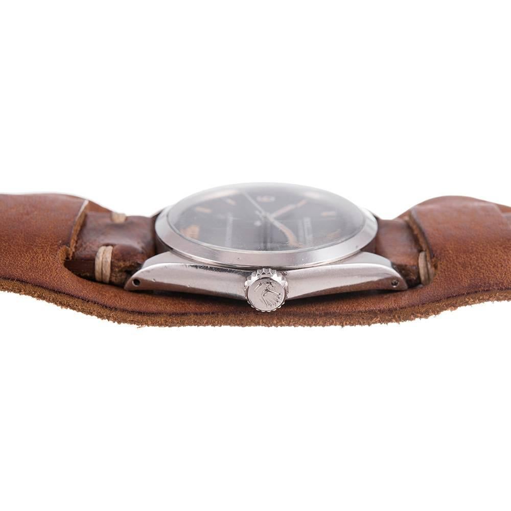 Rolex Stainless Steel “Commando” Wristwatch Ref 6429 1