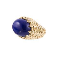 Seaman Schepps Lapis Gold "Lightship” Ring