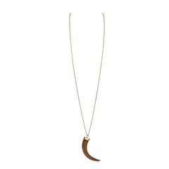 Large Wooden Horn Pendant
