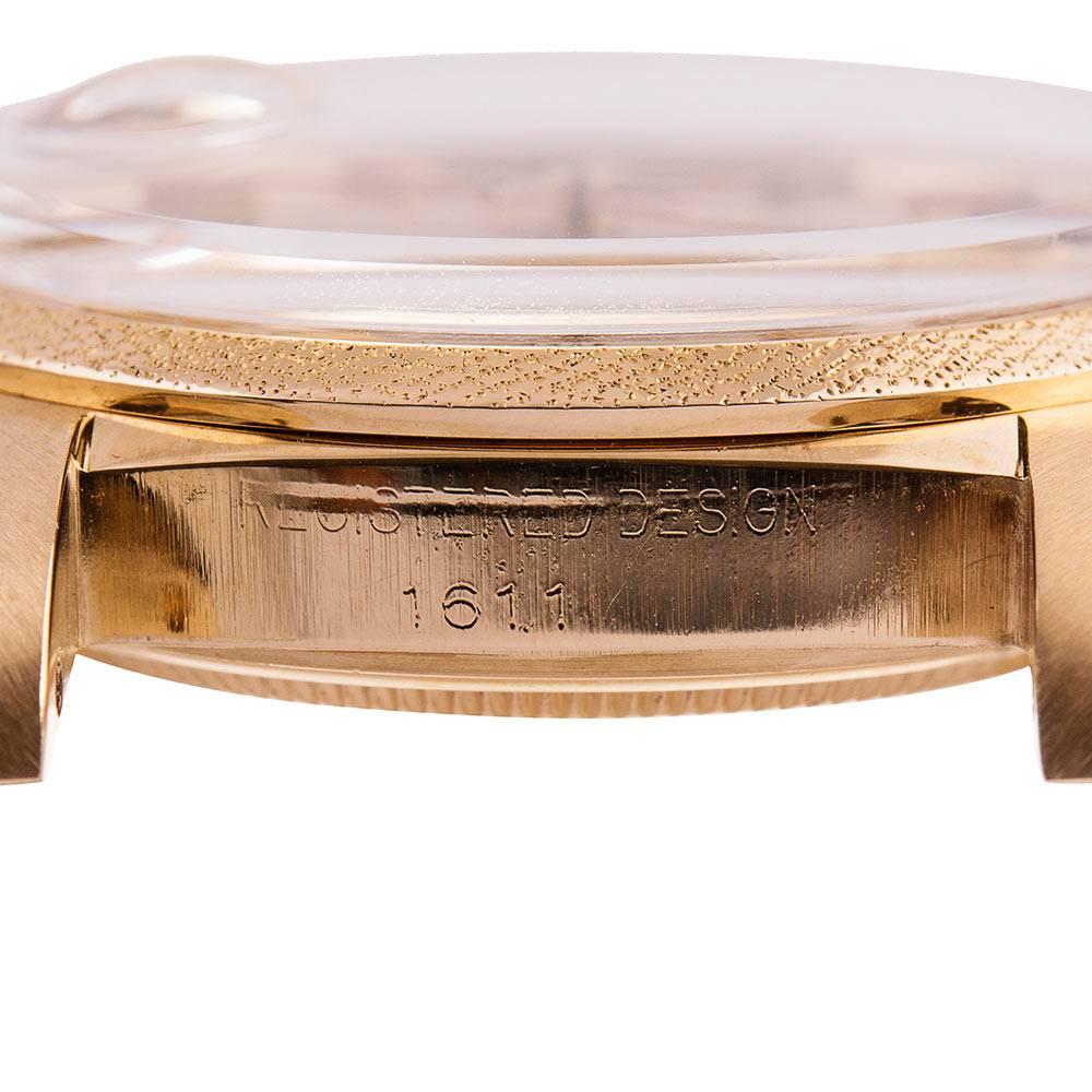 Rolex Yellow Gold Florentine Bezel Datejust Omani Khanjar Dial Wristwatch 2