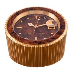 Rolex "Time To The Second" Quartz Desk Clock