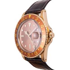 C/1973 Rolex "Rootbeer" GMT 18k Yellow Gold