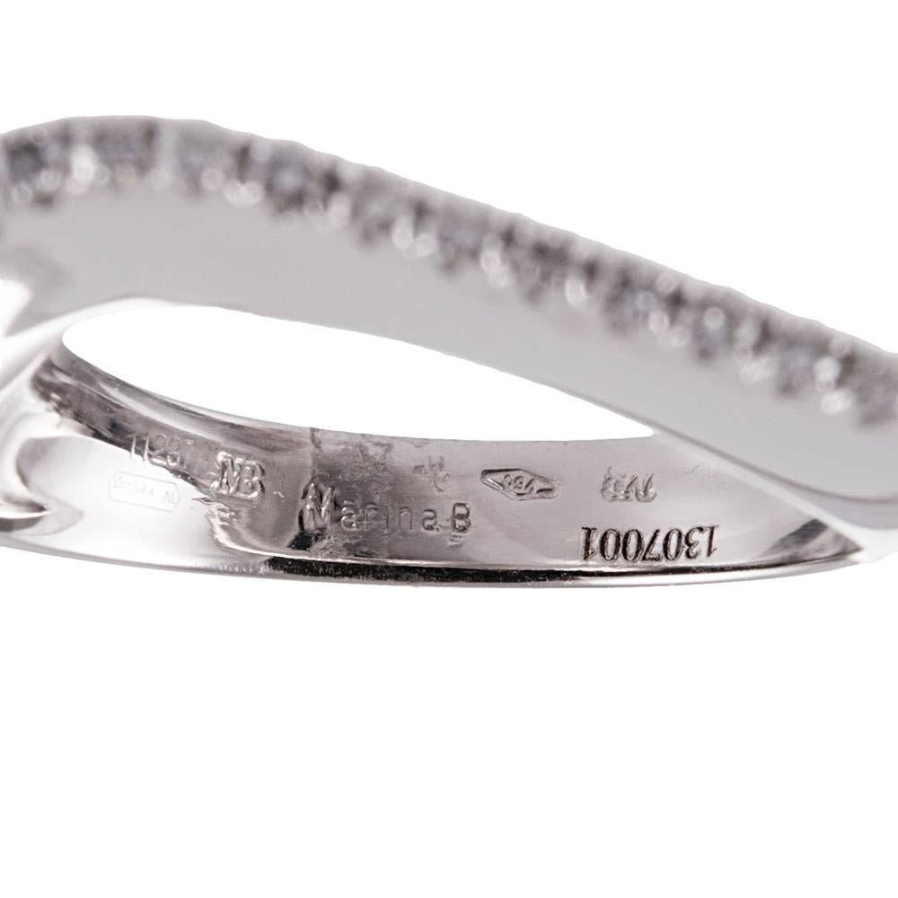 Women's “Spirit 1” Diamond Ring, Signed Marina B