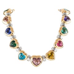 Important “Modular” Heart-Shaped Gemstone Collar