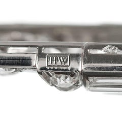 Art Deco Harry Winston Diamond Brooch, Made in 1939