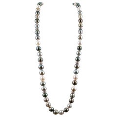 South Sea Pearl Strand with Diamond Rondelles