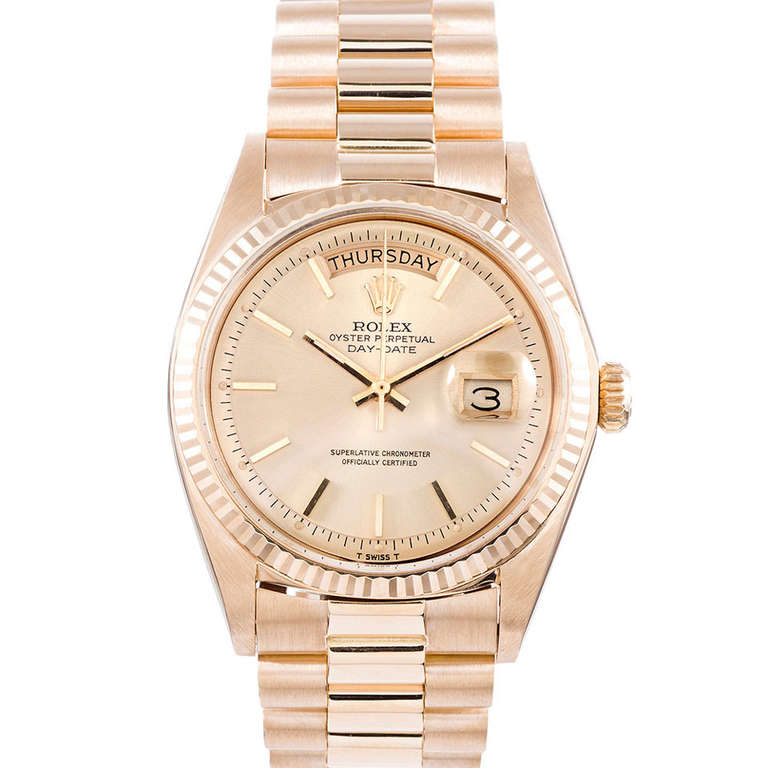 Rolex Yellow Gold Day-Date Wristwatch Ref 1803 circa 1973