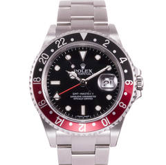 Rolex Stainless Steel GMT Wristwatch Ref 16710