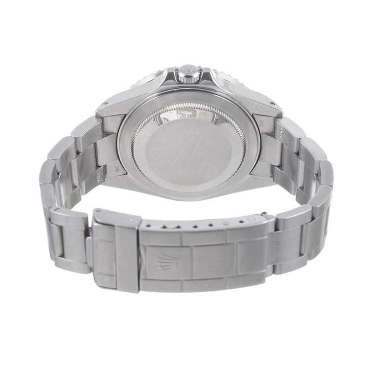 Men's Rolex Stainless Steel GMT-Master Wristwatch with Mark I Dial Ref 16760