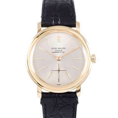 Retro Patek Philippe Yellow Gold Automatic Wristwatch Ref 3440 Retailed by Tiffany
