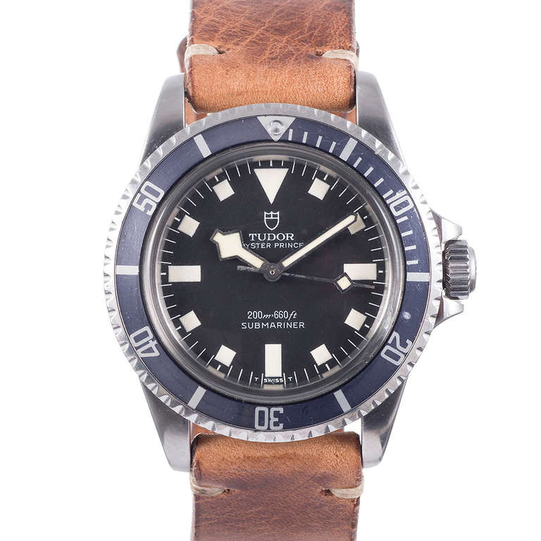 Tudor Stainless Steel "Frogman" Military Submariner Wristwatch Ref 94010