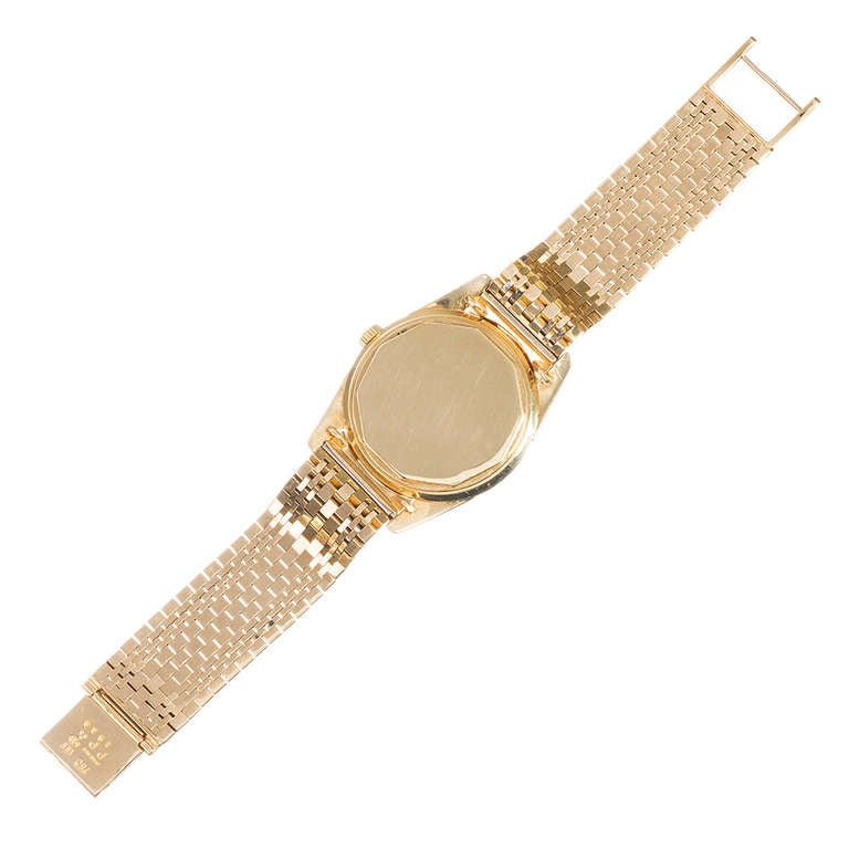 Men's Patek Philippe Yellow Gold Wristwatch Ref 2541 circa 1950s with Bracelet