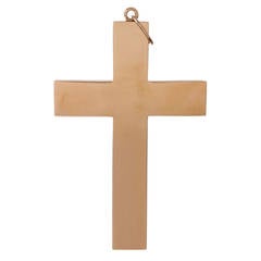 Vintage Tiffany & Co. Extra Large Gold Cross