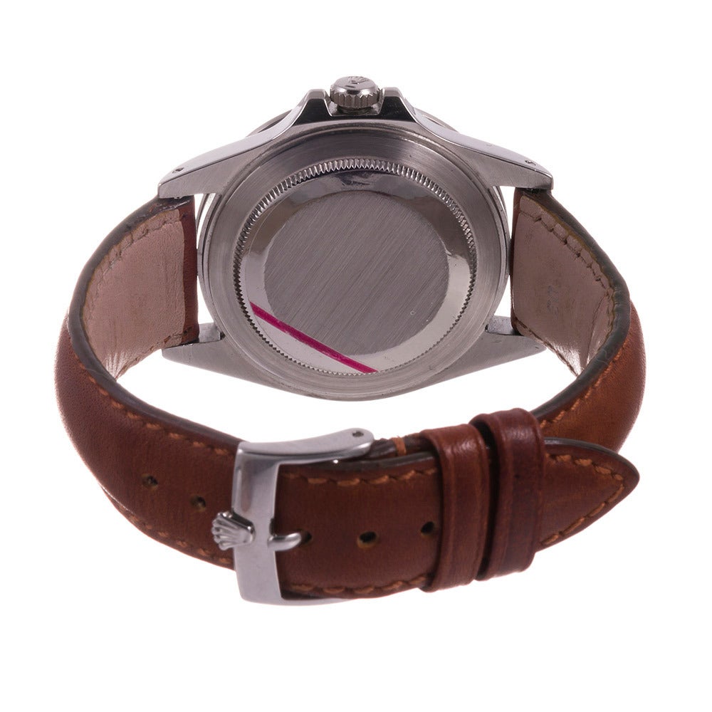 Men's Rolex Explorer II Cream Rail Dial Wristwatch Ref 16550 with Box & Papers