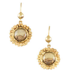 Antique Victorian "Happy Gold" Earrings