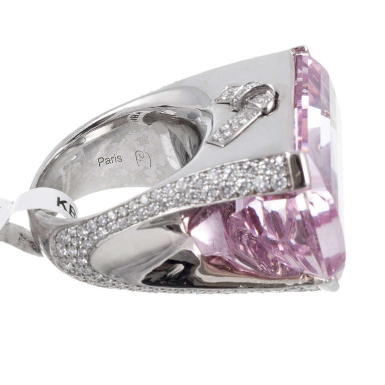 40.78 Carat Kunzite Ring 1