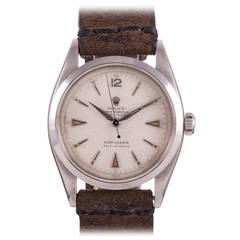Vintage Rolex Stainless Steel “Polar” Explorer Sport Wristwatch Ref 6298