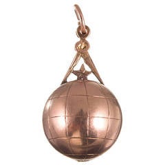 Victorian Masonic Ball Pendant