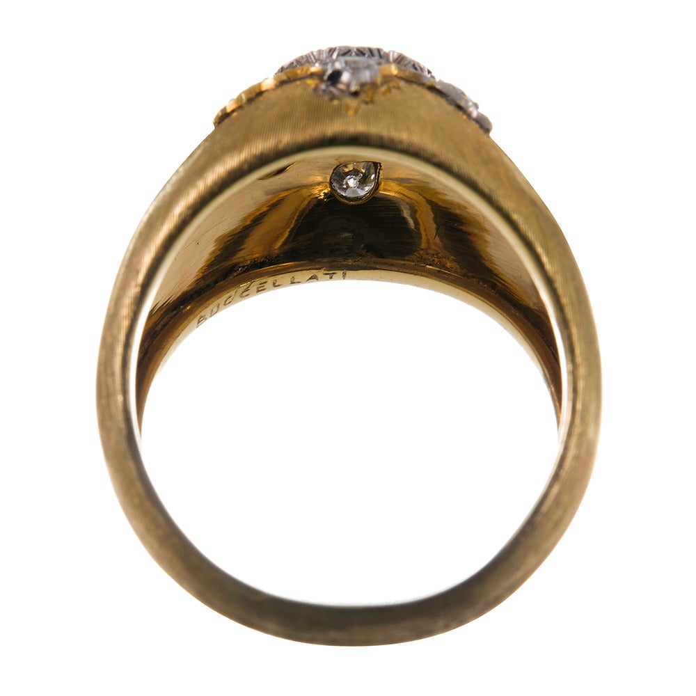 sunburst engagement ring