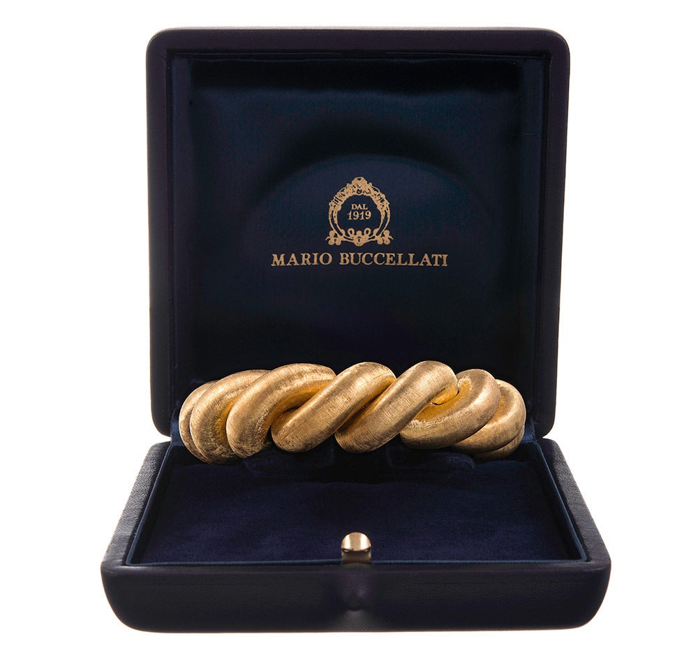 Buccellati Twisted Gold Rope Bracelet 1
