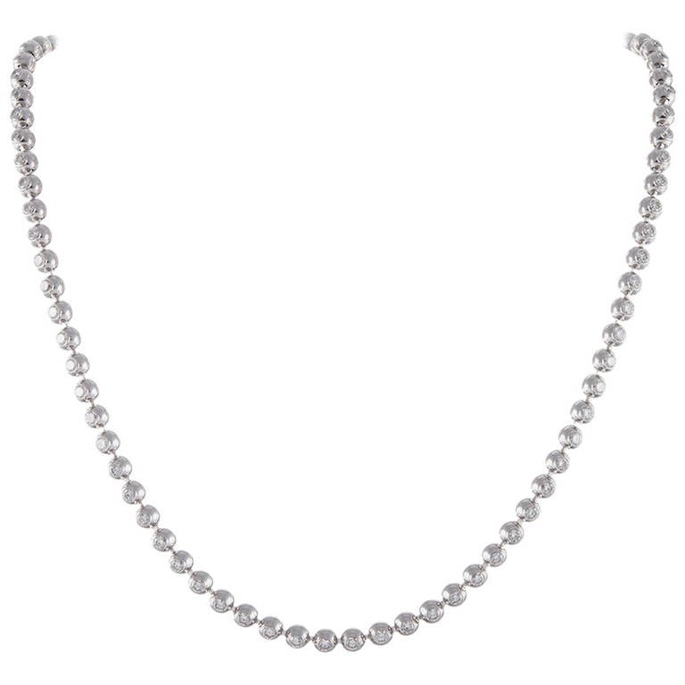 Cartier Diamond Line Necklace