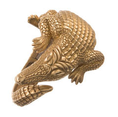 Kieselstein-Cord Alligator Cuff Bracelet 10