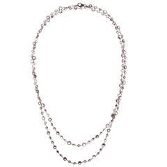Chain of 16.08 Carats of Rose Cut Diamonds