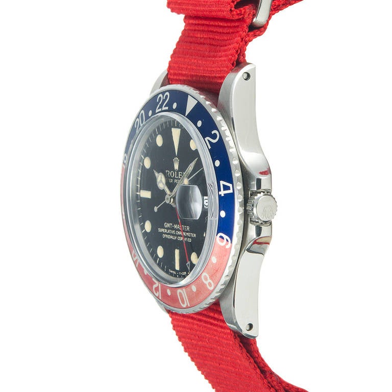 Rolex Stainless Steel GMT-Master with Gilt Dial circa 1960