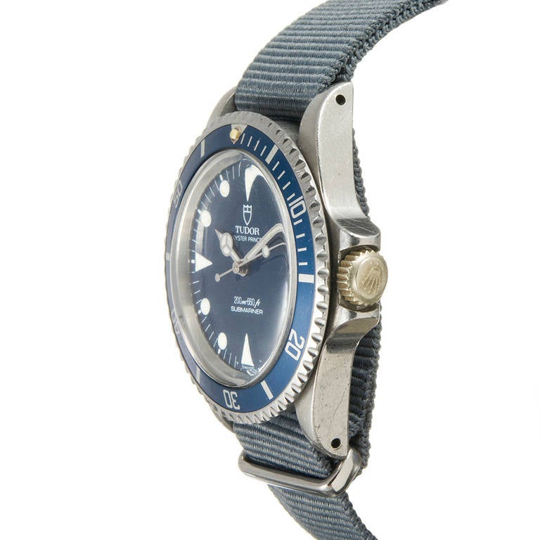 A great look, amazing provenance and modest price when compared to its Rolex counterparts. This Tudor Submariner was used by the French military and is still in excellent vintage condition, retaining the original bezel insert. Accompanied by the