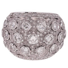 Vintage Verdura Diamond Dome Ring