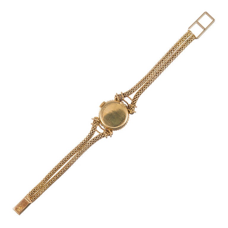 Vacheron & Constantin Lady's Yellow Gold and Diamond Wristwatch circa 1950s 1